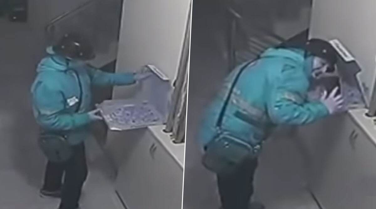 Pizza Delivery Boy Spits on Food Before Delivery in Turkey, Faces 18 Years of Jail (Watch Video) Pizza Delivery Boy Spits on Food Before Delivery in Turkey, Faces 18 Years of Jail (Watch Video)