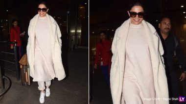 Deepika Padukone Opts for a Monochrome Look for her Airport Appearance and it's Worth Taking Some Inspiration From (View Pics)