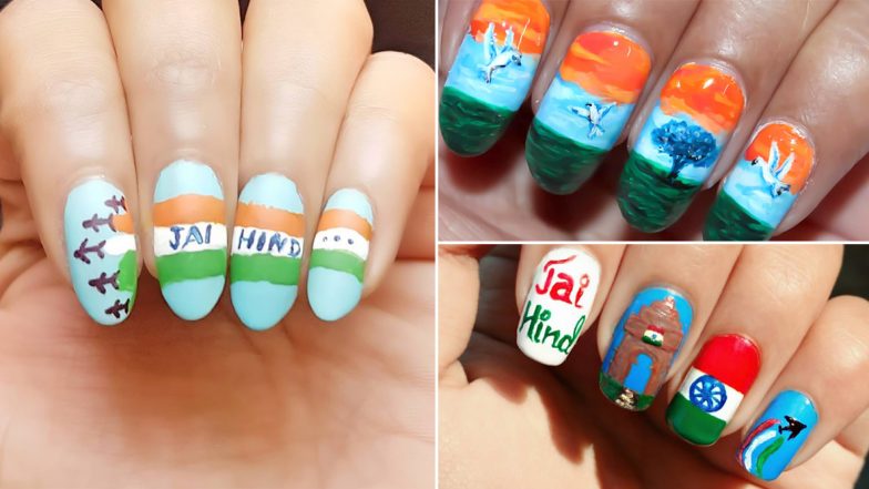 Latest Nail Art Designs For Republic Day 2020: From Tricolour to Jai Hind, Easy Manicure Inspirations For January 26 Celebrations (View Pics and Videos)