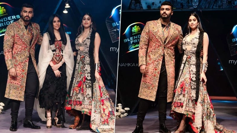 Janhvi Kapoor and Arjun Kapoor turn Muse for Anamika Khanna's New Collection at Blenders Pride Fashion Tour in Kolkata (View Pics)