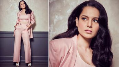 Yo or Hell No? Kangana Ranaut's Pink Pantsuit by Two Point Two Studio