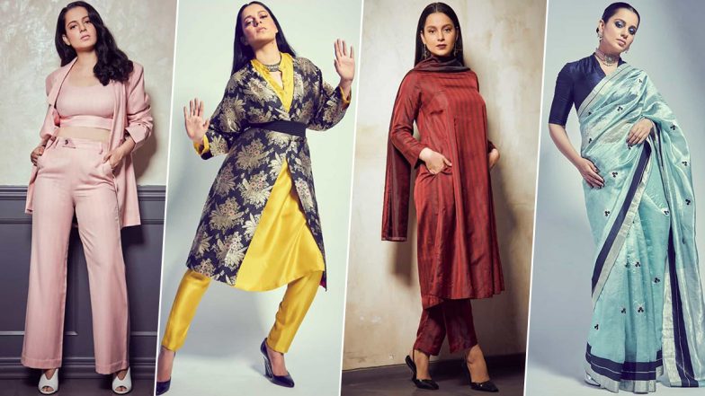 Kangana Ranaut's Style File for Panga Promotions was Simple, Subtle but a Stylish Affair (View Pics)