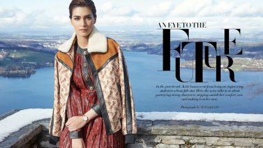 Kriti Sanon is Giving Some Winter Fashion Goals in her New Magazine Cover for Harper's Bazaar India (View Pics)