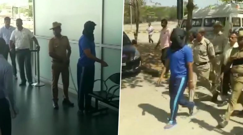 Mangaluru Airport Bomb Scare: Accused Aditya Rao Taken to Airport For Recreation of Crime Scene