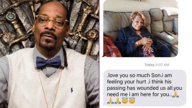 Snoop Dogg Shares Mom’s Heartwarming Text After Kobe Bryant’s Demise (View Pic)