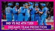 India vs New Zealand Dream11 Team Prediction, 4th T20I 2020: Tips To Pick Best Playing XI