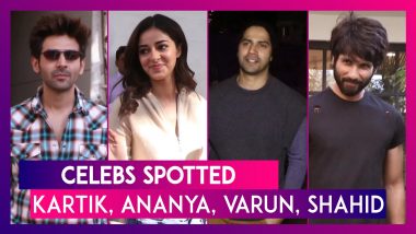 Kartik Aaryan, Ananya Panday, Varun Dhawan, Shahid Kapoor Seen In The City I Celebs Spotted