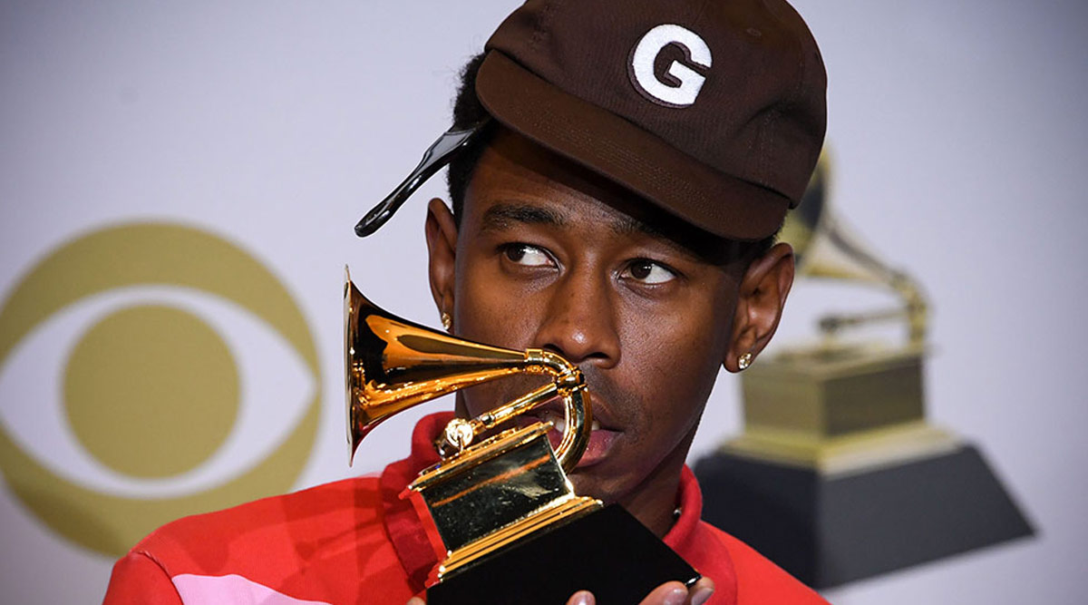 GRAMMY Rewind: Tyler, The Creator Shares Best Rap Album Win With His  Nearest & Dearest At The 2020 GRAMMY Awards