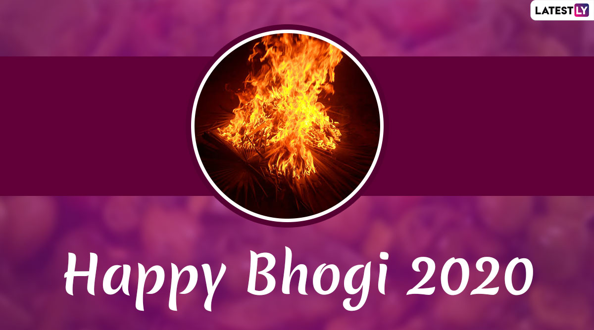Bhogi 2020 Wishes: WhatsApp Stickers, Facebook Greetings, GIF ...