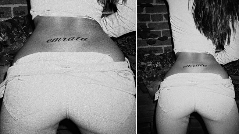 Emily Ratajkowski Sensuously Flaunts Her New Tattoo 'Emrata' on the Upper Hip! Hot Pic Has Taken Over Instagram!