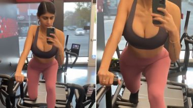 380px x 214px - Watching Mia Khalifa, Pornhub Queen Sweat It Out in Gym In This ...