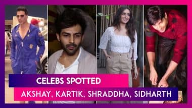 Akshay Kumar, Kartik Aaryan, Shraddha Kapoor & Others Seen In The City | Celebs Spotted