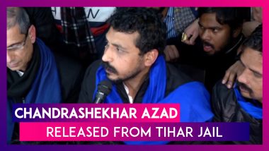 Bhim Army Chief Chandrashekhar Azad Released From Tihar Jail, Says Will Fight Till CAA Is Taken Back