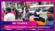 JNU Violence Fallout As ABVP And NSUI Members Clash In Ahmedabad