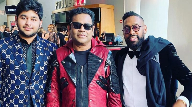 Grammys 2020: AR Rahman and Son Ameen Meet Maroon 5’s PJ Morton (View Pic)