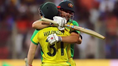 India vs Australia 1st ODI 2020, Match Report: David Warner and Aaron Finch Slam Centuries As Aussies Register 10-Wicket Victory to Take 1–0 Lead