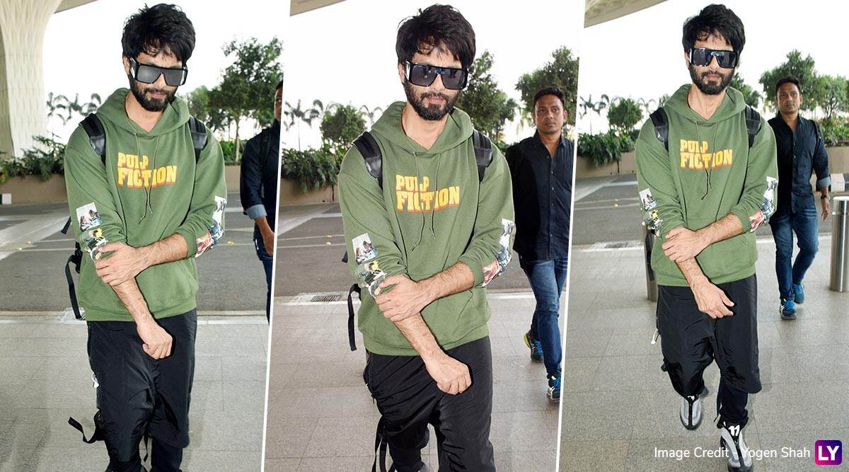 Shahid Kapoor Wore A Hoodie With Screengrabs From Pulp Fiction