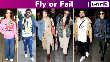 Fly or Fail: Anushka Sharma, Alia Bhatt, Malaika Arora, Arjun Kapoor, Athiya Shetty, Kiara Advani, Disha Patani Nail Some Chic Styles!