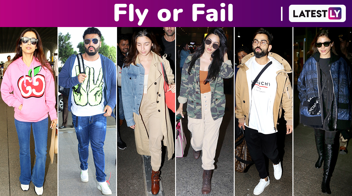 Anushka Sharma flies out of Mumbai in a slouchy T-shirt, jeans and
