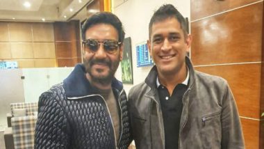 Ajay Devgn Meets MS Dhoni: Cricket, Films Uniting Religion of India