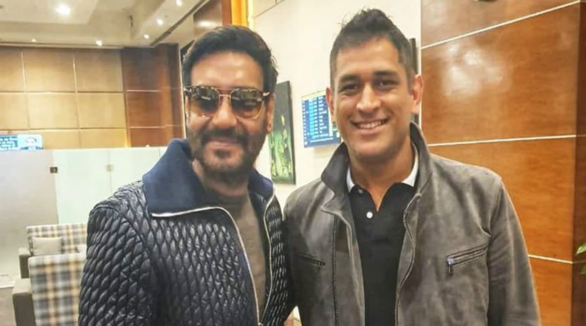 Ajay Devgn Meets MS Dhoni: Cricket, Films Uniting Religion of India Ajay Devgn Meets MS Dhoni: Cricket, Films Uniting Religion of India