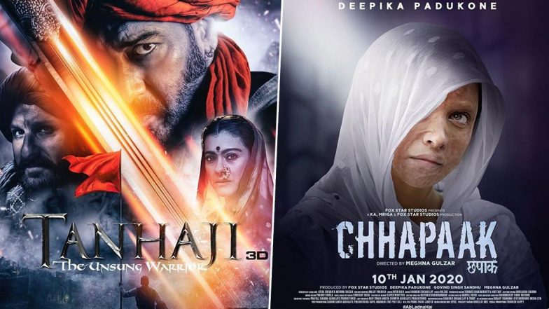 Ajay Devgn’s Tanhaji vs Deepika Padukone’s Chhapaak: Has The Clash Become a Congress vs BJP 'Tax-Free' Game?