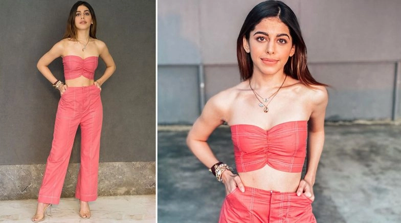 Be a High Flying Fashionista Like Alaya Furniturewala in This Rosy Pink Co-Ord Set!