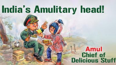 Amul Congratulates General Bipin Rawat On Becoming India's First Chief of Defence Saff, View Topical Ad