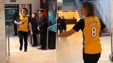 Antoine Griezmann Wore LA Lakers Jersey To Honour Late Kobe Bryant Ahead of Barcelona vs Leganes Clash (Watch Video)