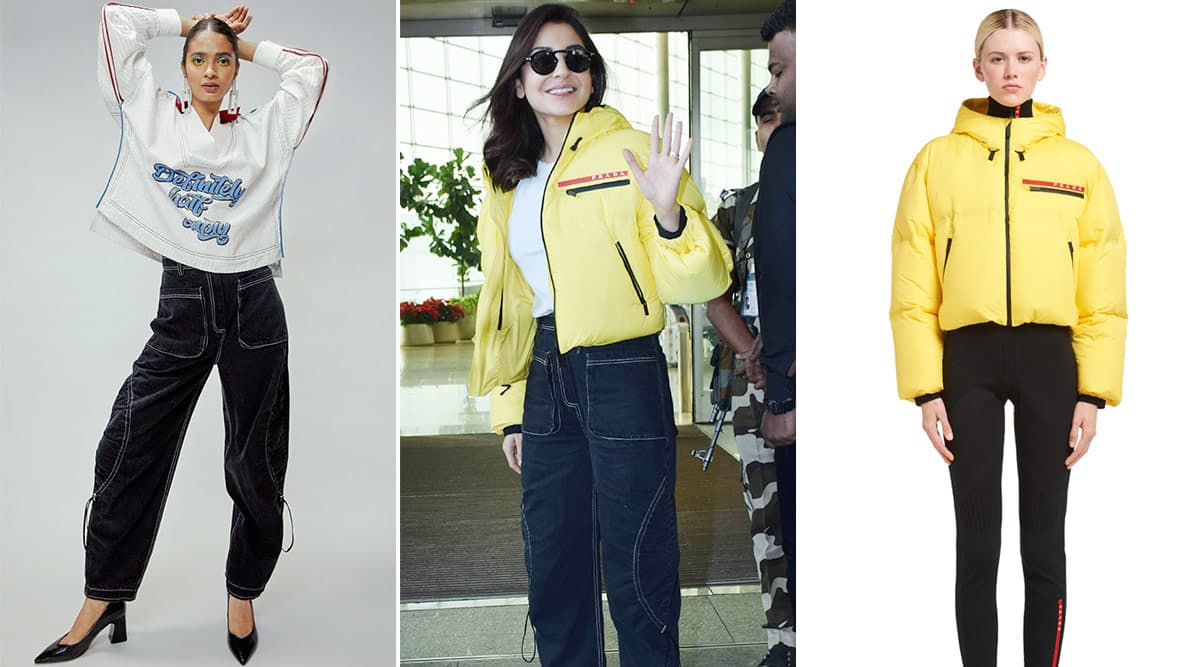 Anushka Sharma Looks Chic with Her Biker Jacket Worth Rs. 6K from H&M and  Prada Bag Worth Rs. 1Lakh