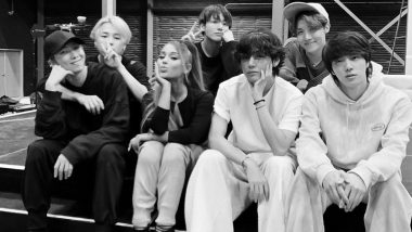 Grammys 2020: Ariana Grande Poses With BTS at Rehearsals and Netizens Can't Keep Calm (View Pic)