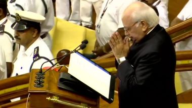 Kerala Governor Arif Mohammad Khan Unwillingly Reads 'Anti-CAA Para' in Assembly, Says 'Only to Honour CM's Wish'; Watch Video