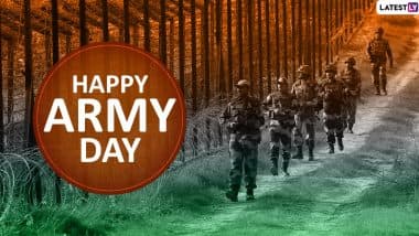 Happy Indian Army Day 2020 Greetings: WhatsApp Stickers, Facebook Quotes, GIF Images, Wishes and Messages to Send on Sena Diwas