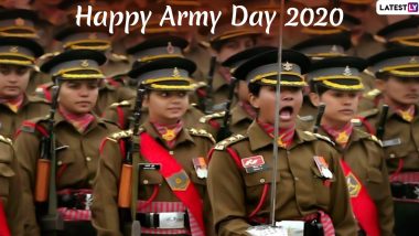 Army Day 2020 Images, & HD Wallpapers for Free Download Online: Celebrate Indian Army Day With WhatsApp Stickers, Quotes, Messages and Greetings on January 15