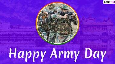 Army Day 2020 Wishes: President Ram Nath Kovind, PM Narendra Modi, Rajnath Singh, Rahul Gandhi & Other Leaders Greet Soldiers & Their Families