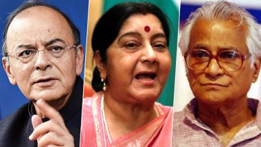 Arun Jaitley, Sushma Swaraj and George Fernandes to be Awarded Padma Vibhushan 2020 Posthumously, Here's The Full List of Awardees