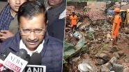 Delhi Building Collapse: Arvind Kejriwal Seeks EC's Permission to Release Rs 10 Lakh Compensation Each to Victims' Kin of Bhajanpura