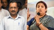 'Don't You Think Women Are Capable?': Smriti Irani Slams Delhi CM Arvind Kejriwal Over Tweet