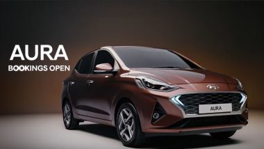 Hyundai Aura 2020 Launching Today in India; Watch Live Streaming of Hyundai's New Compact Sedan Launch Event