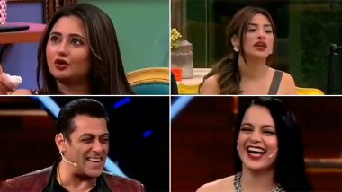 Bigg Boss 13 Weekend Ka Vaar Preview: Rashami Desai Sheds Tears Because of Mahira Sharma and Salman Khan to Have a Panga Time With Kangana Ranaut (Watch Video)