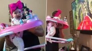 Baby Girl Can't Stop Laughing as Father Takes Her on a Fake Roller Coaster Rider, Watch Viral Video