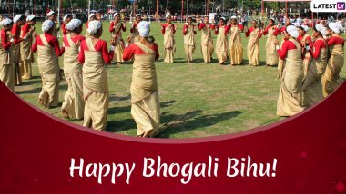 Magh Bihu 2020 Messages and Bhogali Bihu Greetings: WhatsApp Stickers, GIF Images, Quotes And SMS to Wish on Assam's Harvest Festival