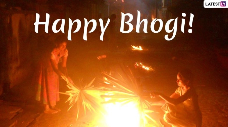 Bhogi 2020 Wishes: WhatsApp Stickers, Hike Image Messages, Telegram GIFs and Quotes