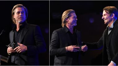 Brad Pitt Gushes About Friend Bradley Cooper, Credits the A Star Is Born Actor For Helping Him Get Sober in His NBR Awards Acceptance Speech (Watch Video)