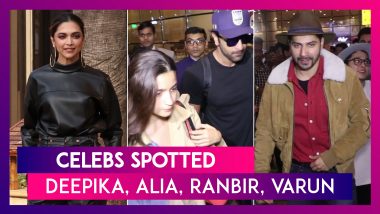 Deepika Padukone, Alia Bhatt, Ranbir Kapoor, Varun Dhawan & Others Seen In The City | Celebs Spotted