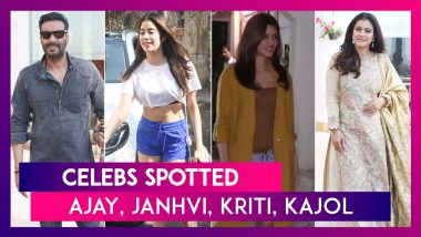 Ajay Devgn, Kajol, Janhvi Kapoor, Kriti Sanon And Others Seen In The City | Celebs Spotted