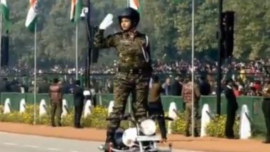 Republic Day Parade 2020: CRPF Women Bikers Debut With Daredevilry at R-Day Parade, Watch Video