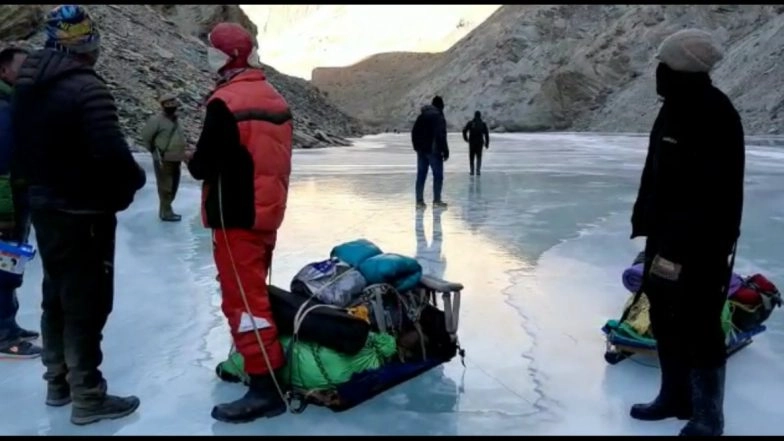 41 Trekkers Rescued in Ladakh, Chadar Trek Suspended for Two Days
