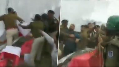 Madhya Pradesh: Congress, BJP Workers Clash at an Event in Bhopal (Watch Video)