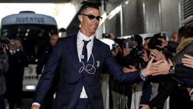 Cristiano Ronaldo Spotted Wearing an iPod Shuffle Ahead of Juventus’ Serie A 2019–20 Clash With Cagliari